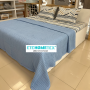 ETEHOMETEX ÇİFT KİŞİLİK HAVUZLU PİKE TAKIMI MAVİ 8696474231882